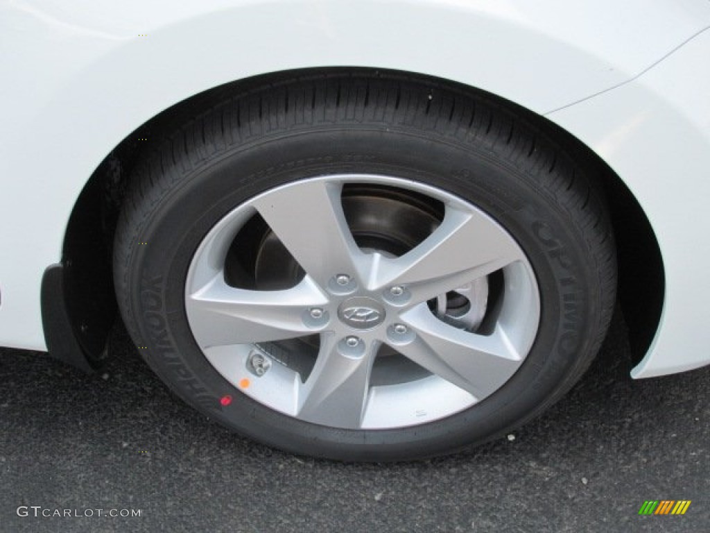 2013 Elantra GLS - Shimmering White / Beige photo #3