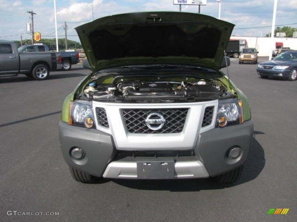 2012 Xterra S 4x4 - Metallic Green / Gray photo #21
