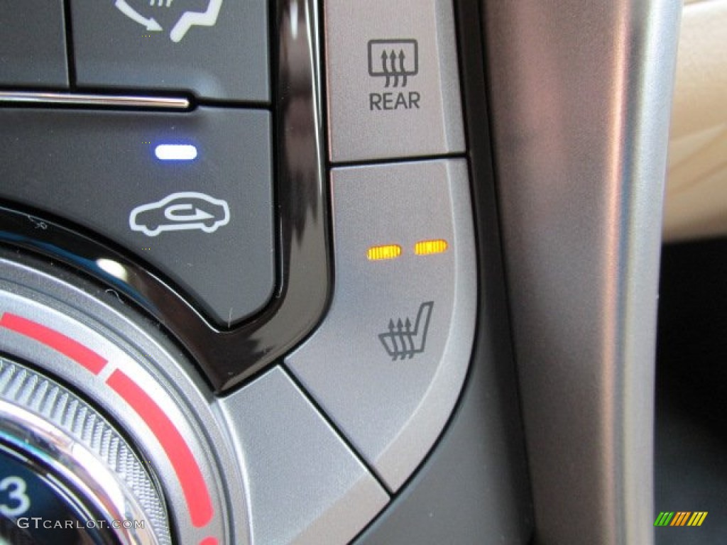 2013 Elantra GLS - Shimmering White / Beige photo #14