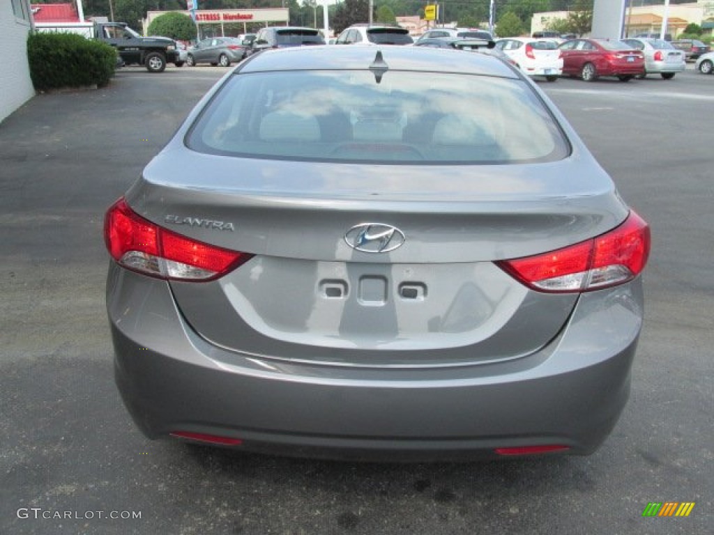 2013 Elantra GLS - Harbor Gray Metallic / Gray photo #6