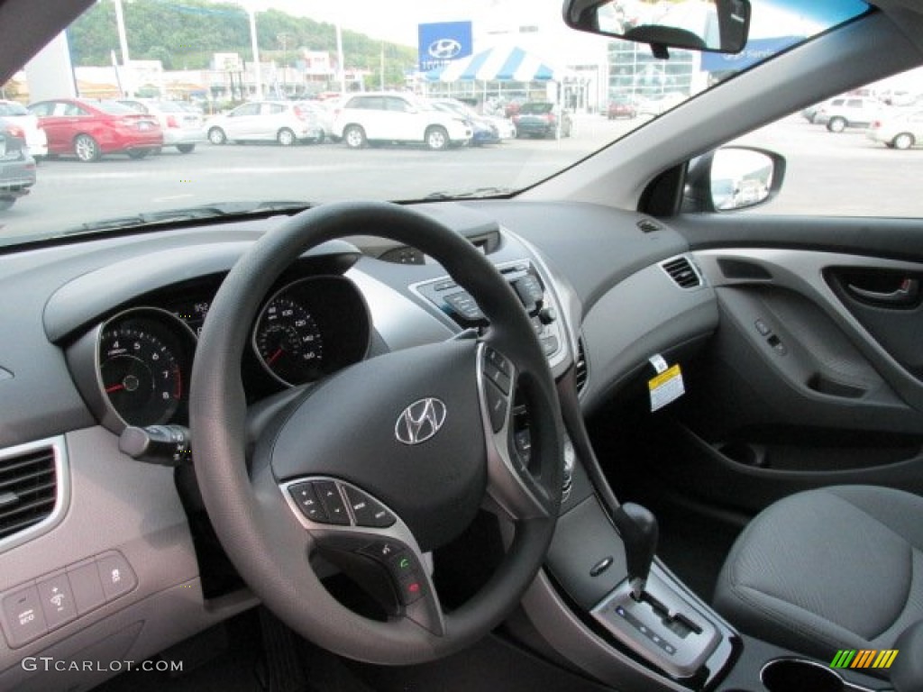 2013 Elantra GLS - Harbor Gray Metallic / Gray photo #7