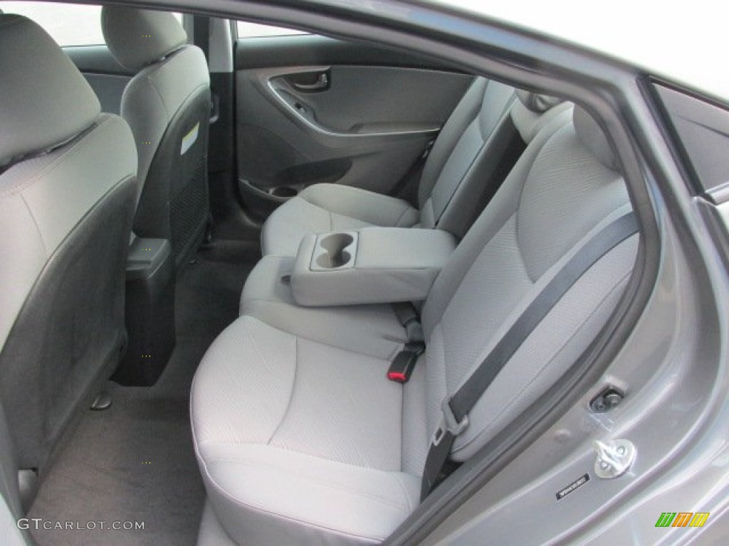 2013 Elantra GLS - Harbor Gray Metallic / Gray photo #10