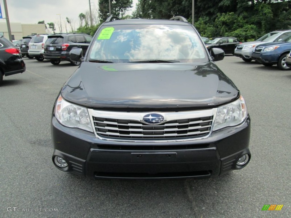 2010 Forester 2.5 X Limited - Dark Gray Metallic / Platinum photo #3