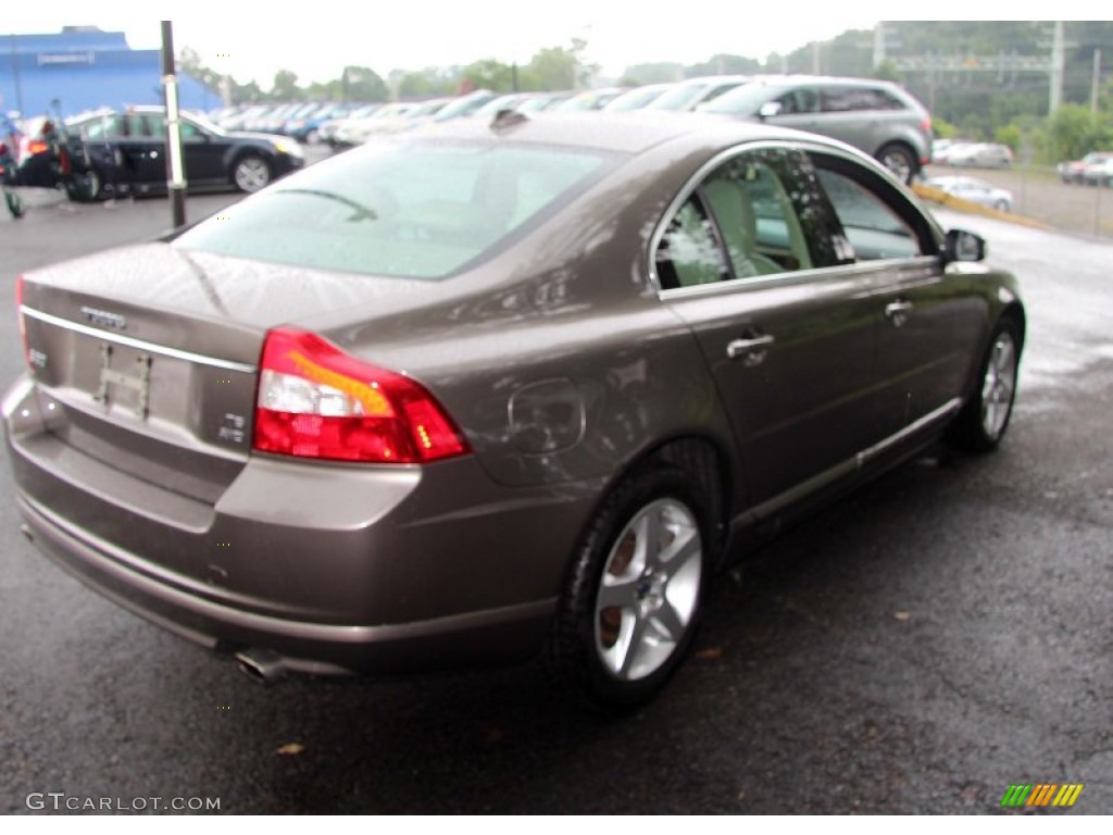 2008 S80 T6 AWD - Oyster Gray Metallic / Sandstone Beige photo #6