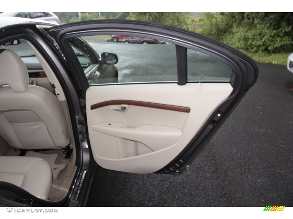2008 S80 T6 AWD - Oyster Gray Metallic / Sandstone Beige photo #20