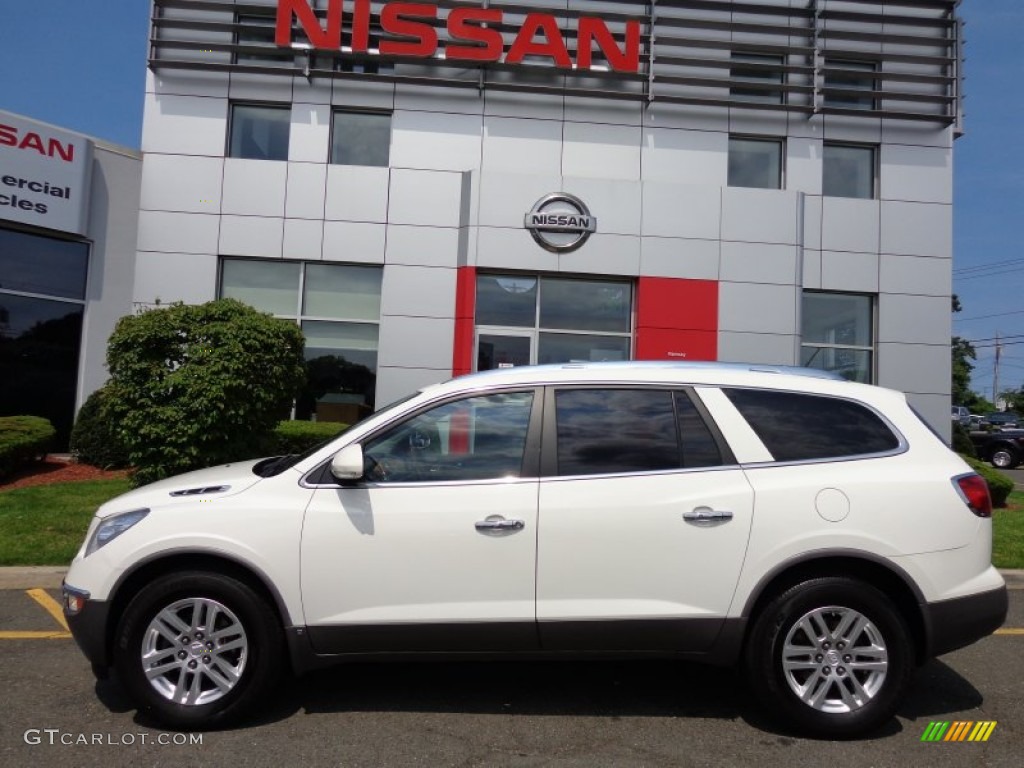 2008 Enclave CX AWD - White Opal / Ebony/Ebony photo #2