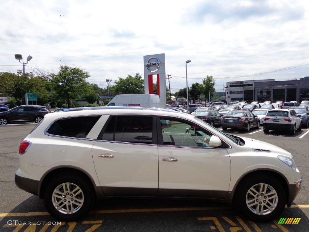 2008 Enclave CX AWD - White Opal / Ebony/Ebony photo #5