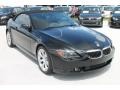 Jet Black 2005 BMW 6 Series 645i Convertible Exterior
