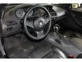 2005 BMW 6 Series Black Interior Prime Interior Photo