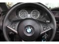 2005 BMW 6 Series Black Interior Steering Wheel Photo