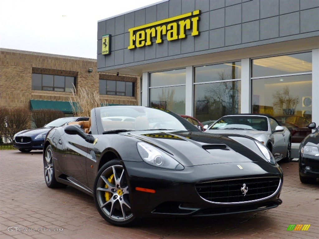 Nero Daytona (Black Metallic) 2010 Ferrari California Standard California Model Exterior Photo #84516480
