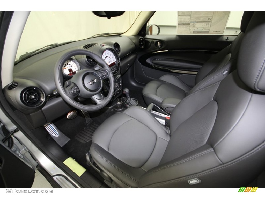 Carbon Black Interior 2014 Mini Cooper S Paceman Photo #84519040