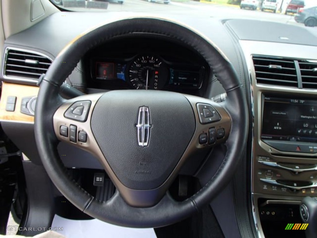 2012 Lincoln MKX AWD Canyon Steering Wheel Photo #84519865