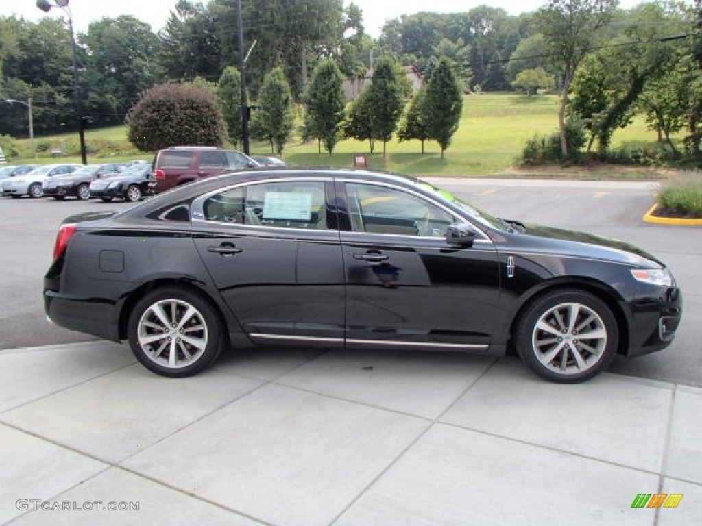 2012 MKS AWD - Black / Light Camel photo #6