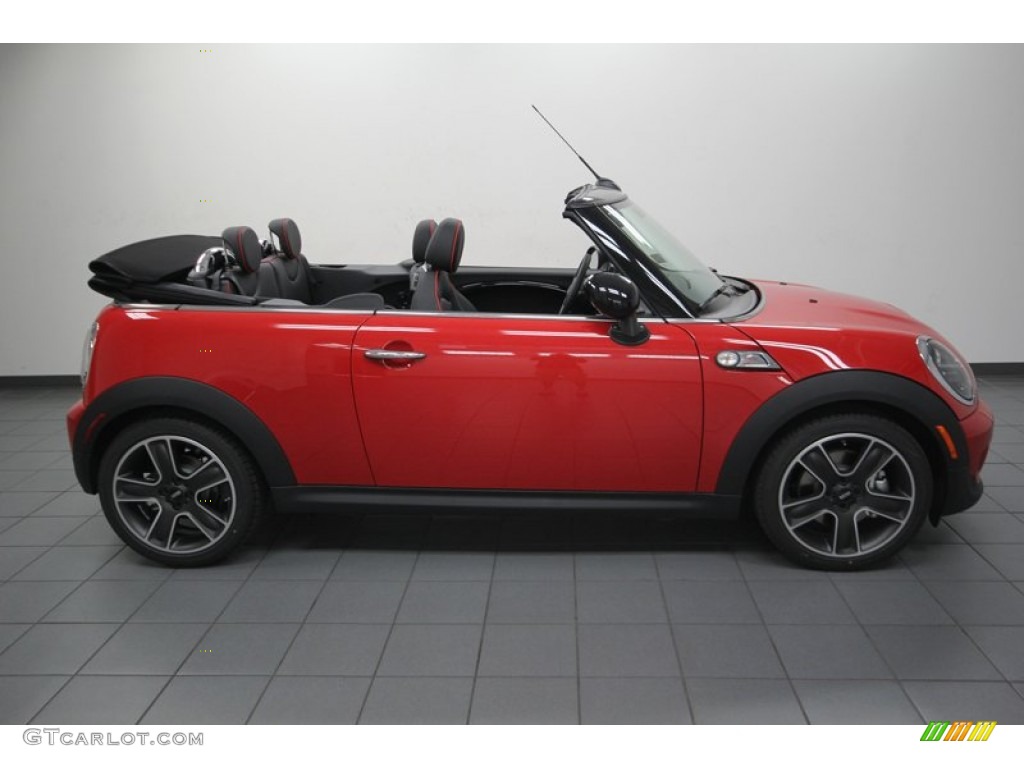 Chili Red 2014 Mini Cooper S Convertible Exterior Photo #84520651