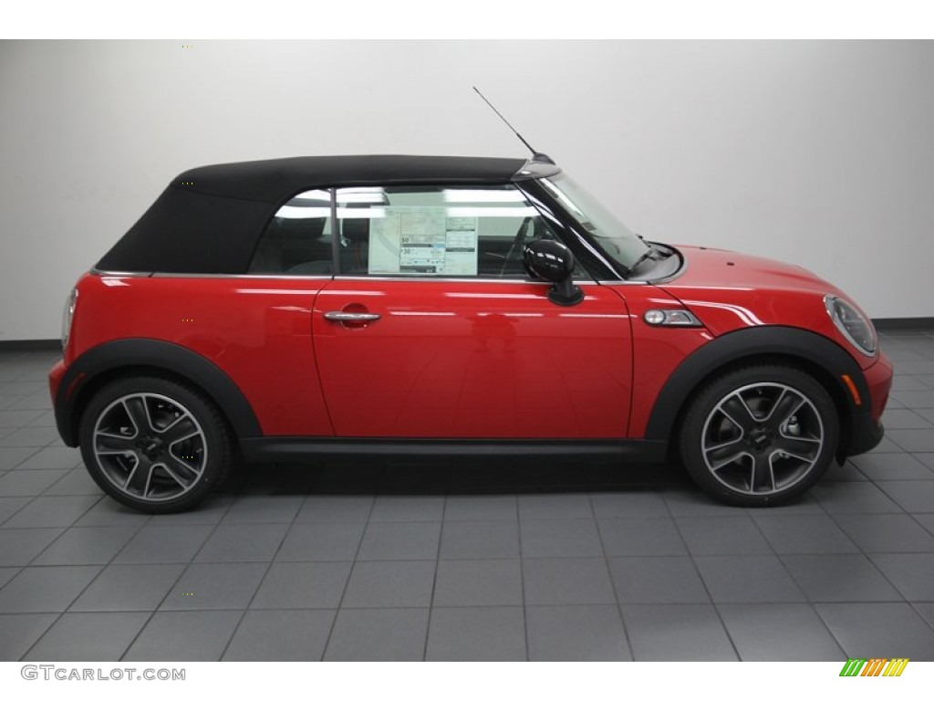 Chili Red 2014 Mini Cooper S Convertible Exterior Photo #84520747