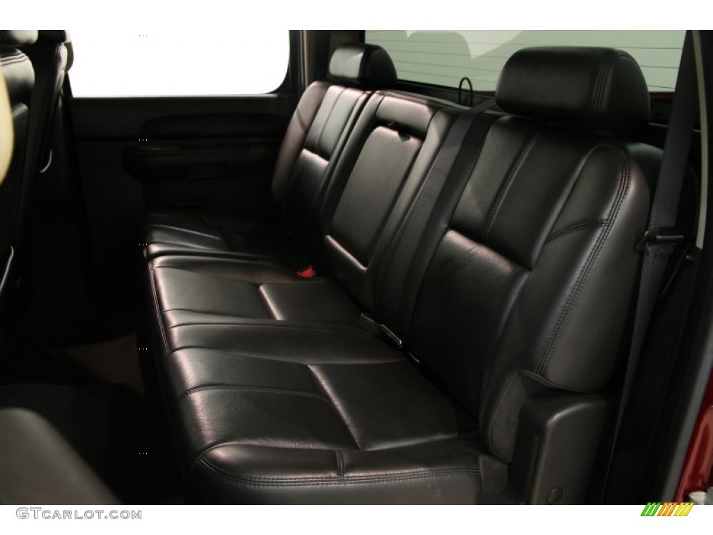 Ebony Black Interior 2007 Chevrolet Silverado 1500 LTZ Crew Cab 4x4 Photo #84520864