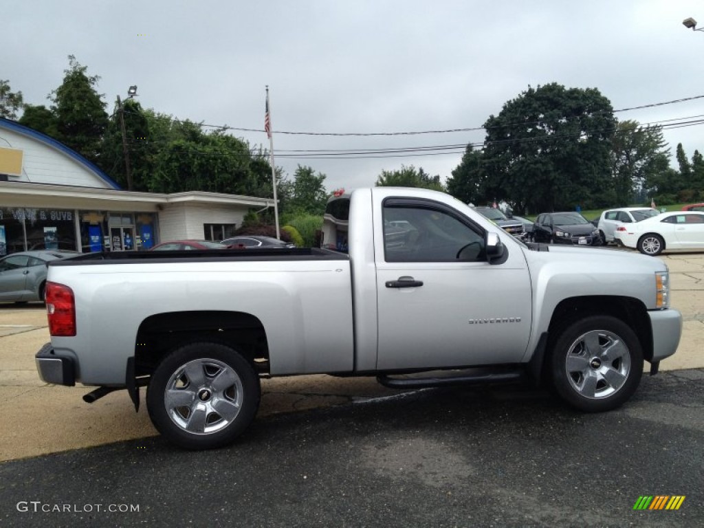 2011 Silverado 1500 LS Regular Cab - Sheer Silver Metallic / Dark Titanium photo #8