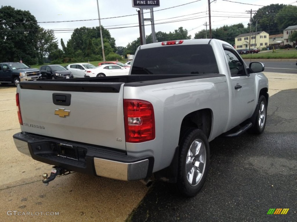 2011 Silverado 1500 LS Regular Cab - Sheer Silver Metallic / Dark Titanium photo #12