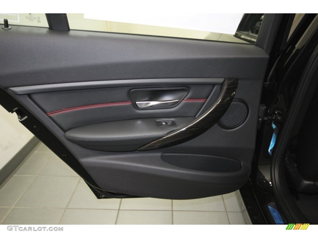 2014 3 Series 328d Sedan - Black Sapphire Metallic / Black photo #29