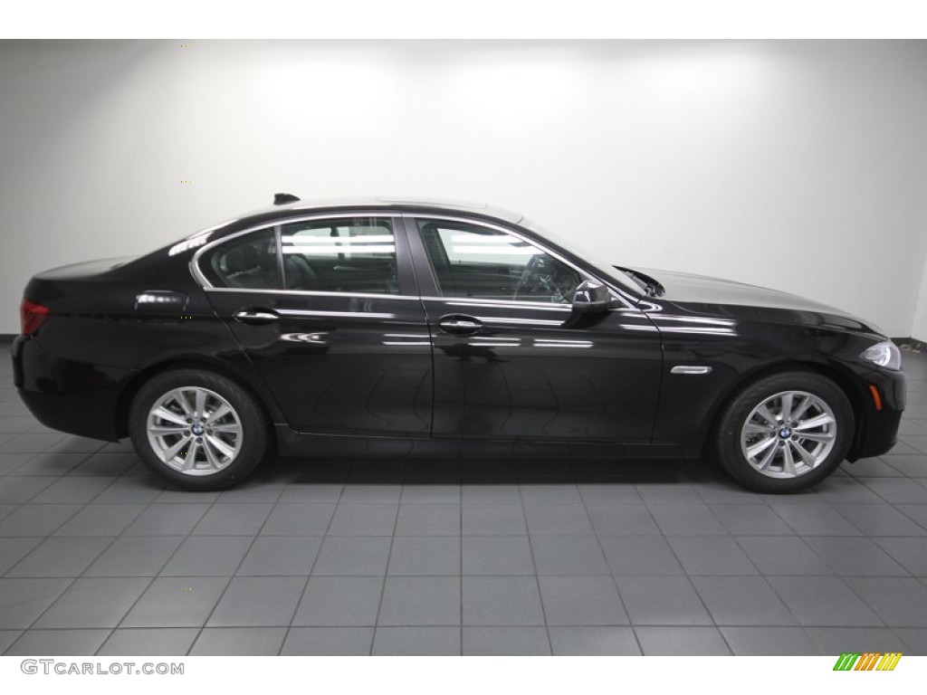 2014 5 Series 528i Sedan - Black Sapphire Metallic / Black photo #2