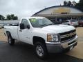 Summit White - Silverado 2500HD Work Truck Regular Cab 4x4 Plow Truck Photo No. 5