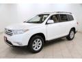 2011 Blizzard White Pearl Toyota Highlander SE 4WD  photo #3