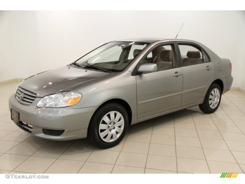 2004 Corolla LE - Mineral Green / Pebble Beige photo #3