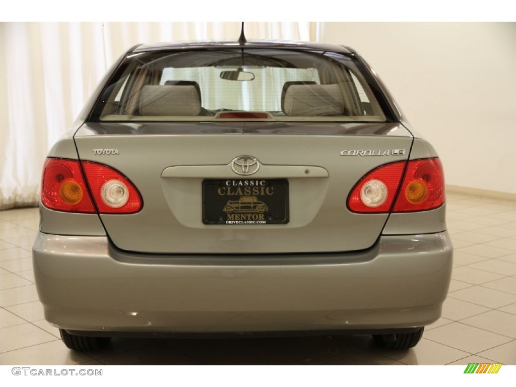 2004 Corolla LE - Mineral Green / Pebble Beige photo #13