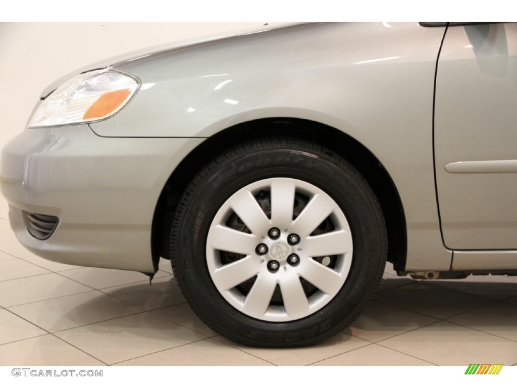 2004 Corolla LE - Mineral Green / Pebble Beige photo #14