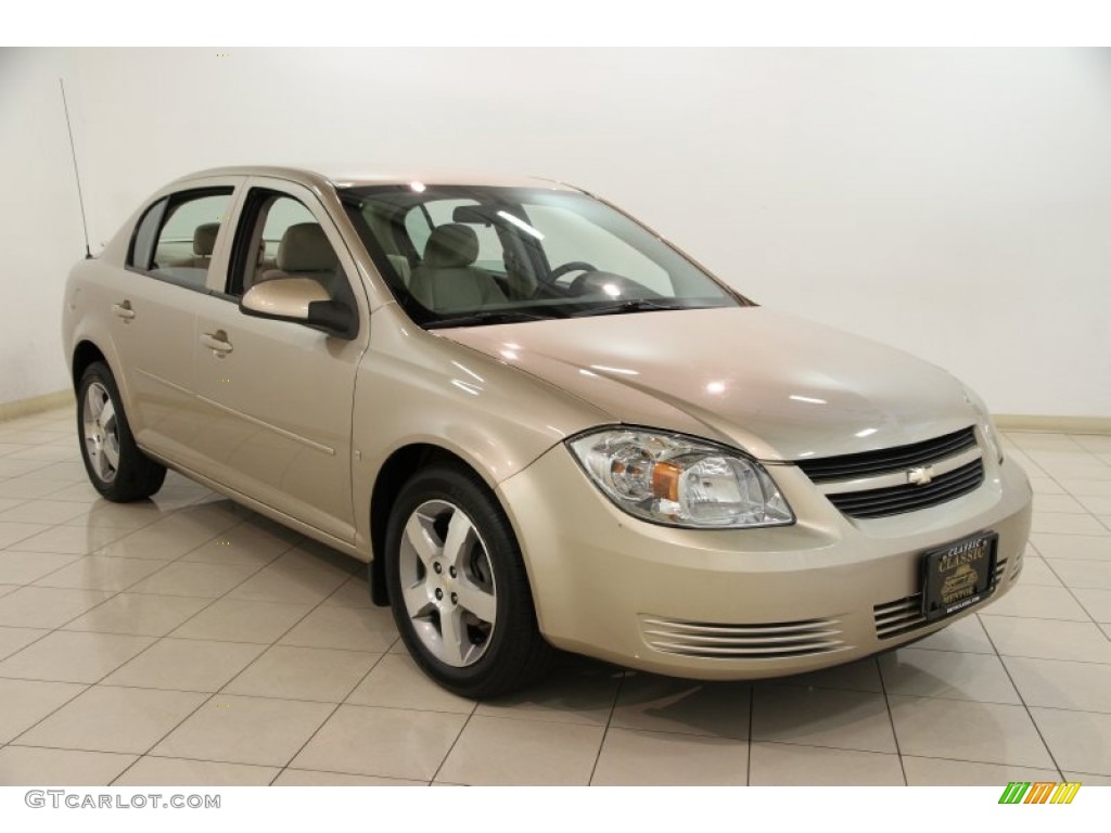 2008 Cobalt LT Sedan - Sandstone Metallic / Neutral photo #1