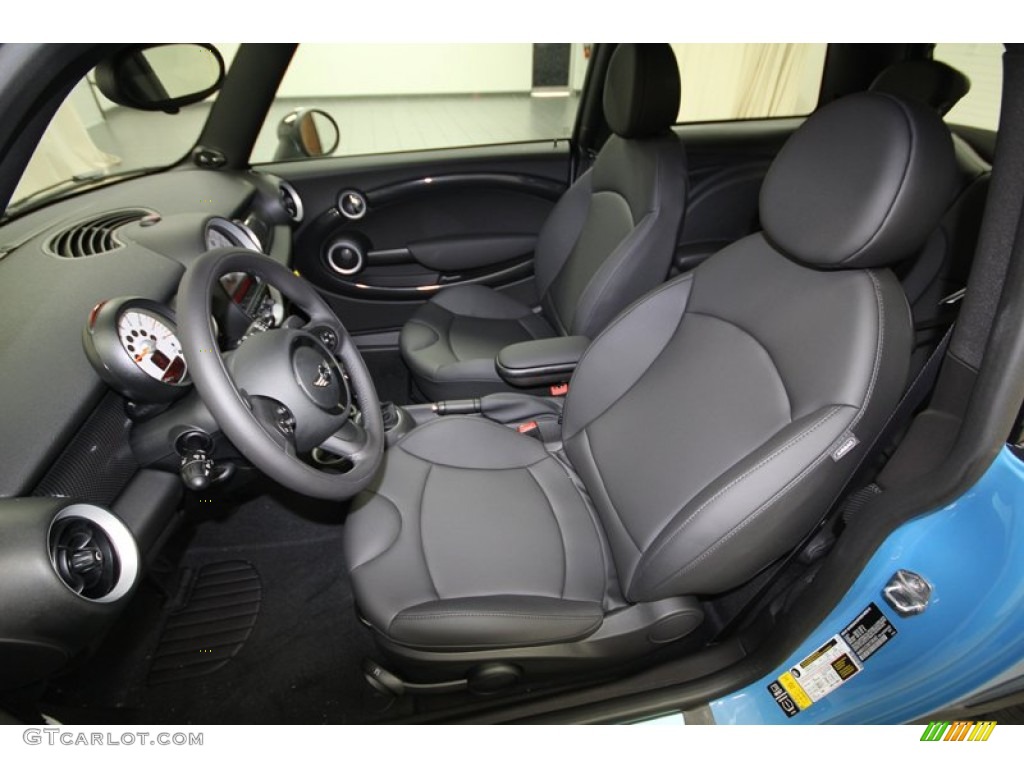 2013 Cooper S Hardtop - Kite Blue / Carbon Black photo #3