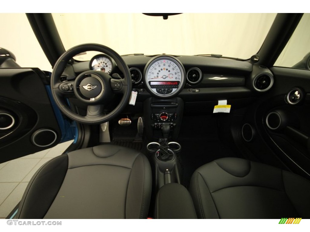 2013 Cooper S Hardtop - Kite Blue / Carbon Black photo #4