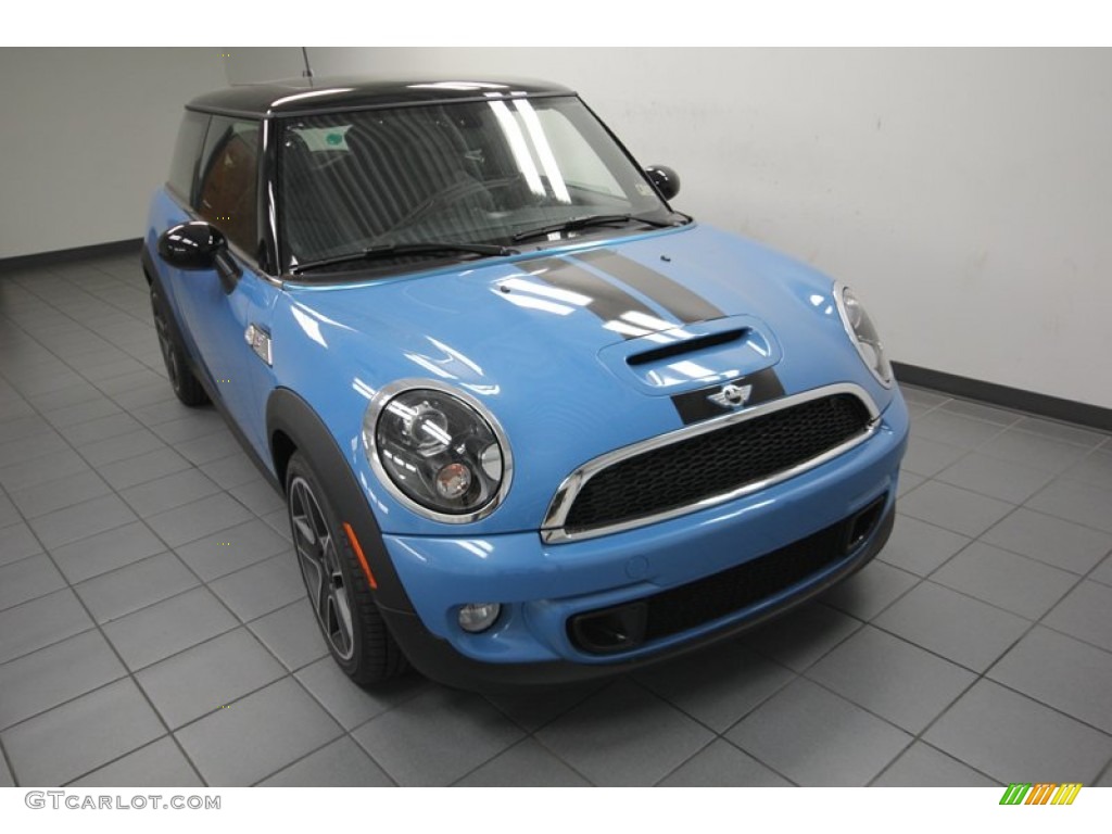 2013 Cooper S Hardtop - Kite Blue / Carbon Black photo #5