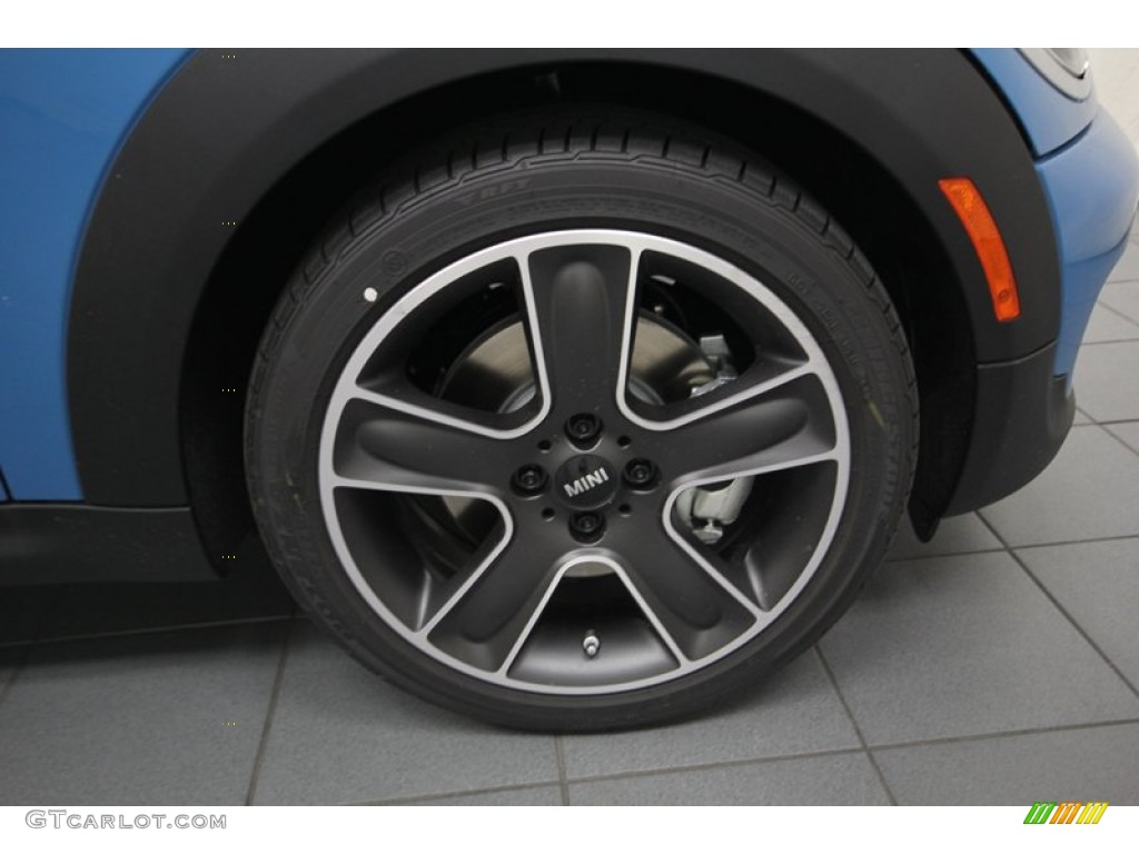 2013 Cooper S Hardtop - Kite Blue / Carbon Black photo #7