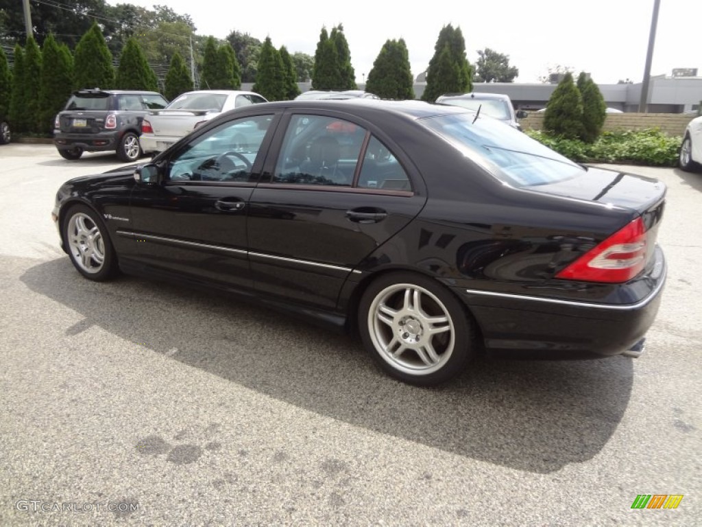 Black 2004 Mercedes-Benz C 32 AMG Sedan Exterior Photo #84525009