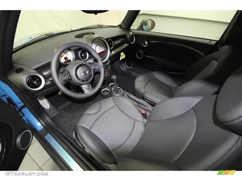 2013 Cooper S Hardtop - Kite Blue / Carbon Black photo #11