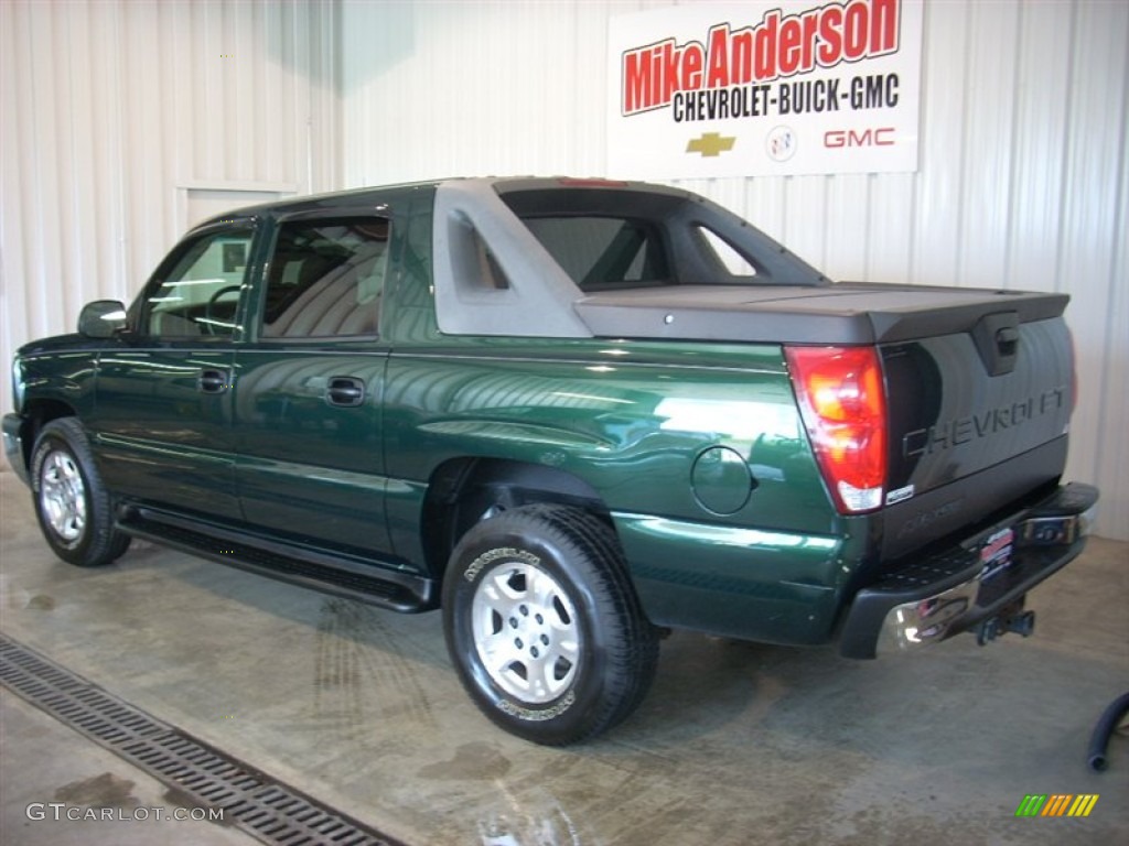 2003 Avalanche 1500 Z71 4x4 - Dark Green Metallic / Medium Neutral photo #18