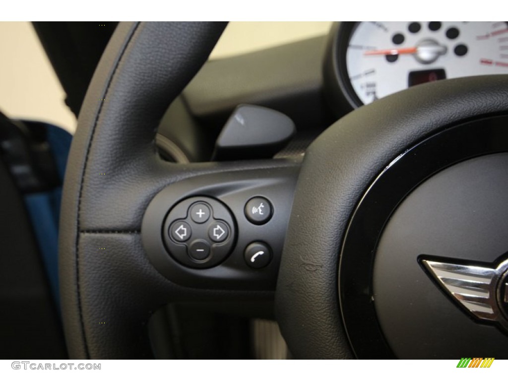 2013 Cooper S Hardtop - Kite Blue / Carbon Black photo #22