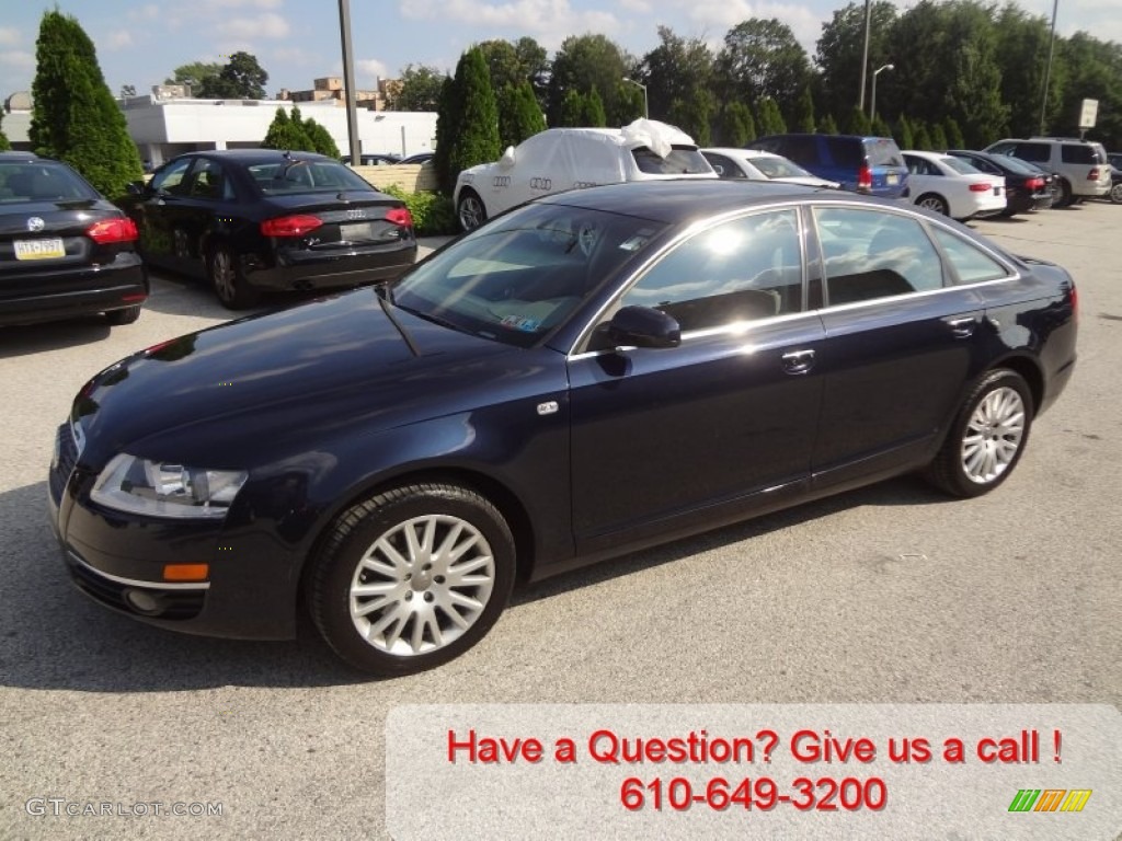 2006 A6 3.2 quattro Sedan - Night Blue Pearl / Platinum photo #7
