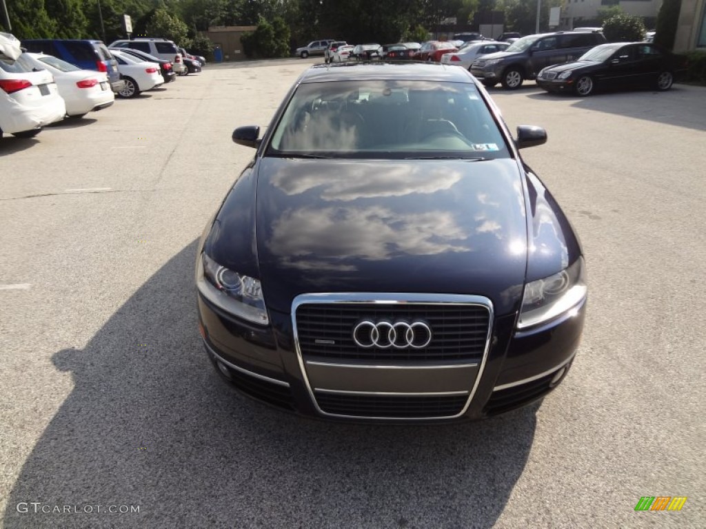 2006 A6 3.2 quattro Sedan - Night Blue Pearl / Platinum photo #10
