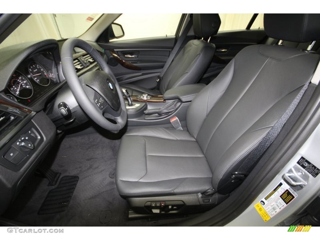 2013 3 Series 328i Sedan - Glacier Silver Metallic / Black photo #3