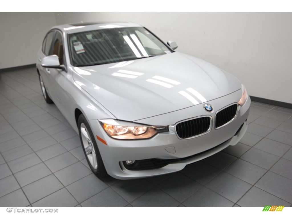 2013 3 Series 328i Sedan - Glacier Silver Metallic / Black photo #5
