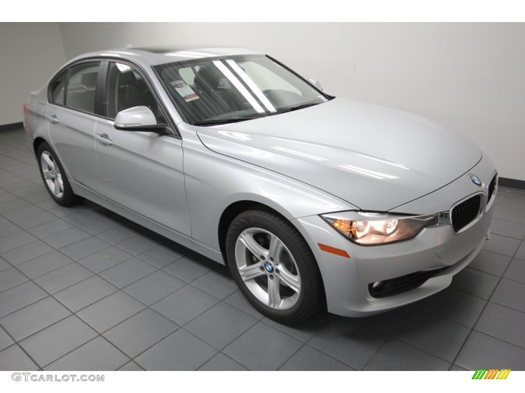 2013 3 Series 328i Sedan - Glacier Silver Metallic / Black photo #6