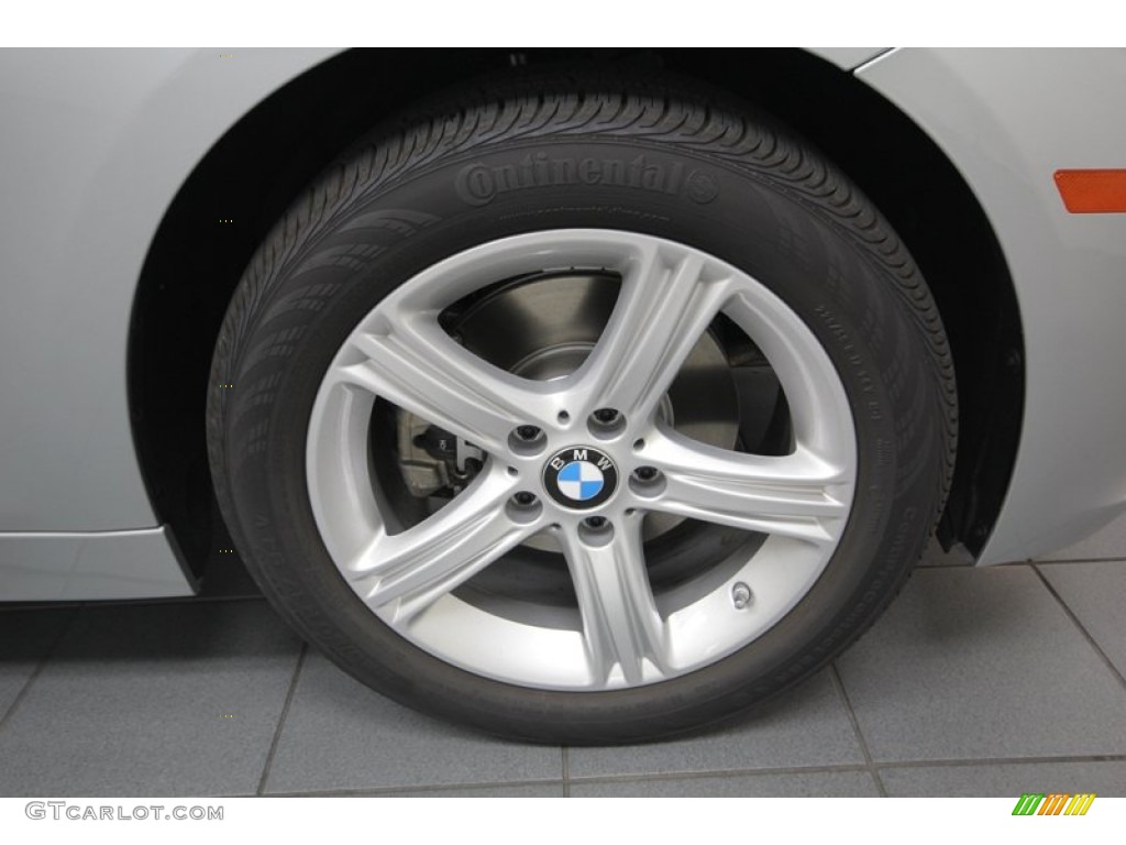 2013 3 Series 328i Sedan - Glacier Silver Metallic / Black photo #7