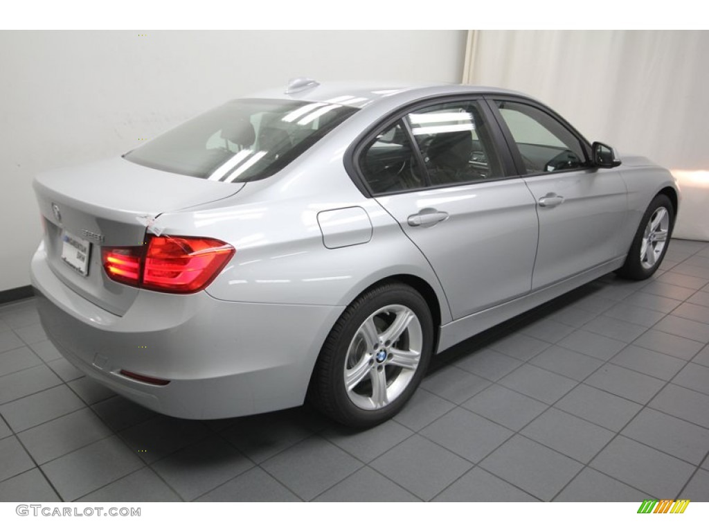 2013 3 Series 328i Sedan - Glacier Silver Metallic / Black photo #8