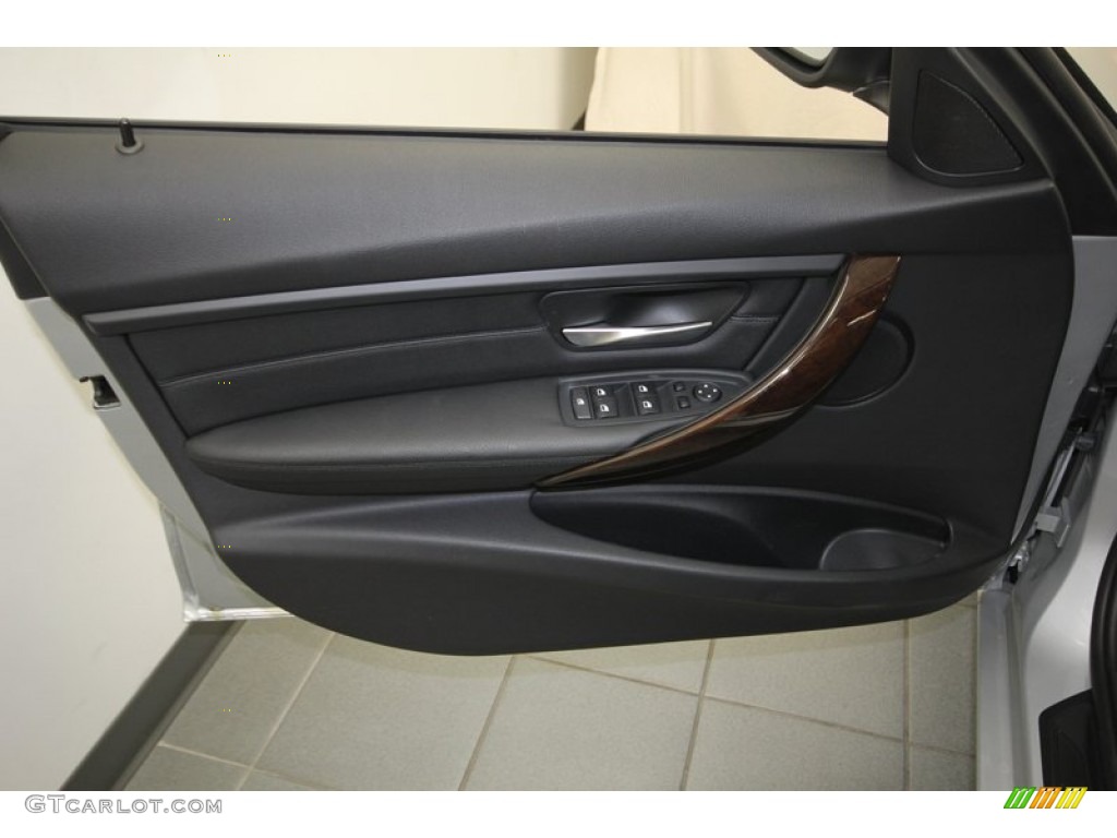 2013 3 Series 328i Sedan - Glacier Silver Metallic / Black photo #12