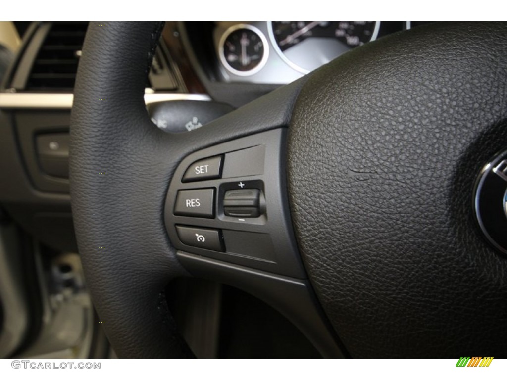 2013 3 Series 328i Sedan - Glacier Silver Metallic / Black photo #24