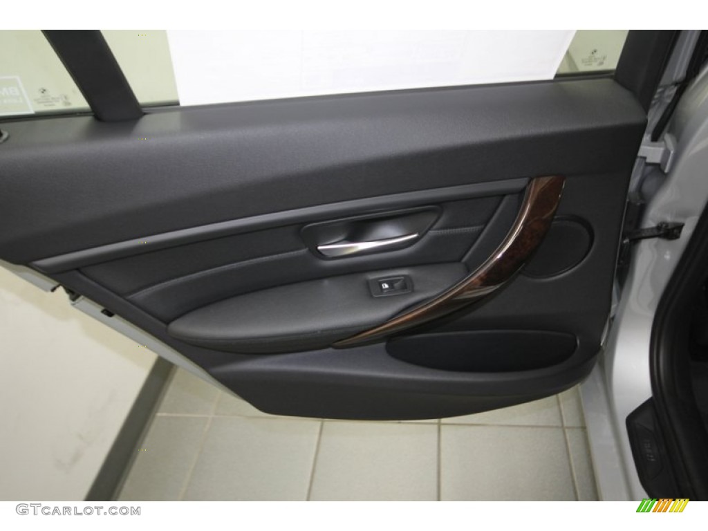 2013 3 Series 328i Sedan - Glacier Silver Metallic / Black photo #27