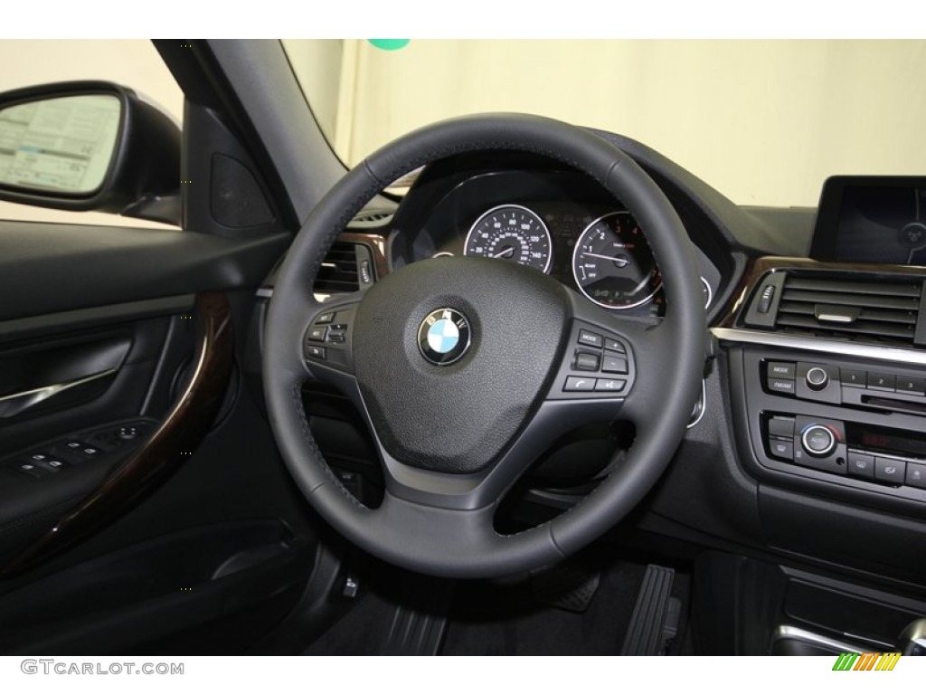 2013 3 Series 328i Sedan - Glacier Silver Metallic / Black photo #28